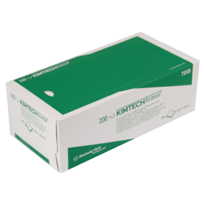 Kimtech Science Wipes, white, 20.5x20cm, 200 wipes