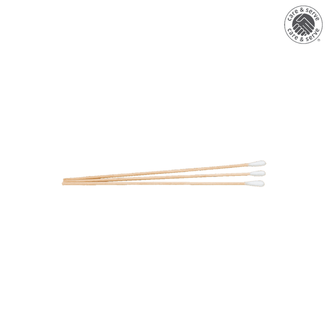 Wooden cotton swabs, 30cm length, swab Ø 10x35mm
