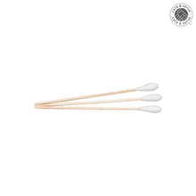 Cotton swabs made of plastic, sterile, individually wrapped, L=15cm, swab Ø10x35mm