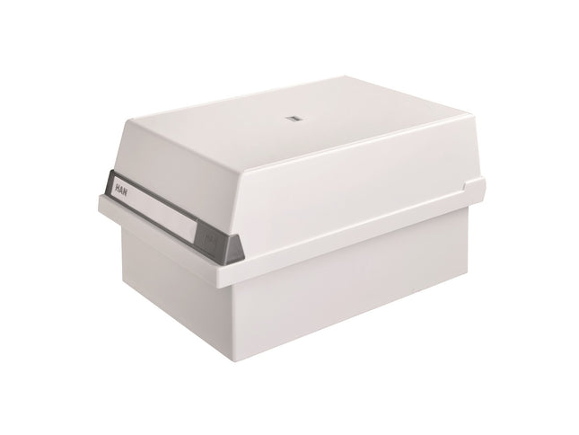 Index card box A5 landscape, incl. 2 support plates