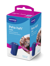 Peha-haft Color 10cmx20m, red, latex-free