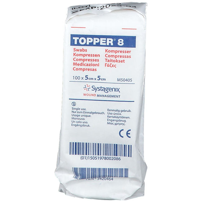 TOPPER 8 5.0 x 5.0 cm non-sterile swab