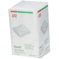 Gazin compresses 7.5x7.5cm, non-sterile, 8-ply