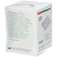 Gazin compresses 10x10cm, non-sterile, 8-ply
