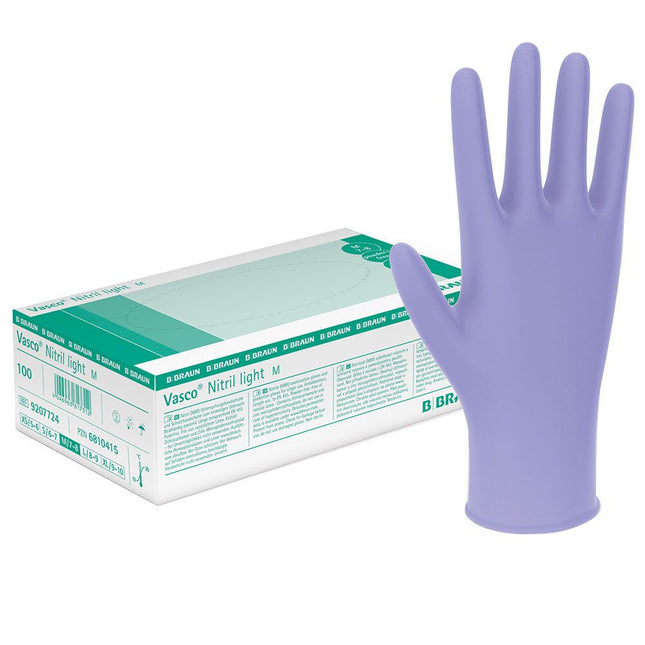 Vasco Nitrile light, size M, powder- and latex-free, non-sterile