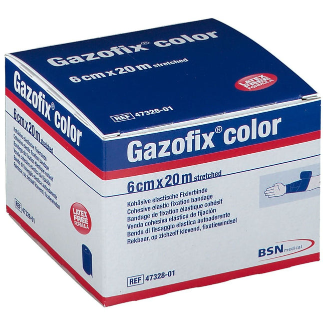 Gazofix Color 6cmx20m, blue