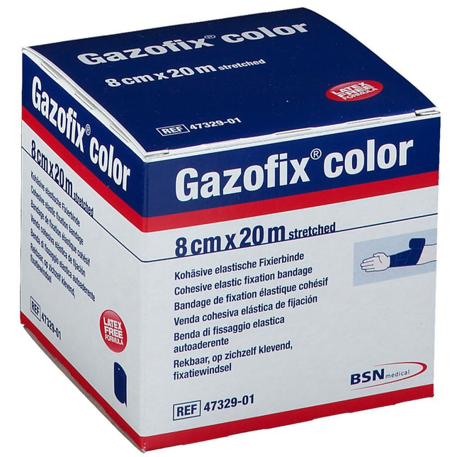 Gazofix Color 8cmx20m, blue