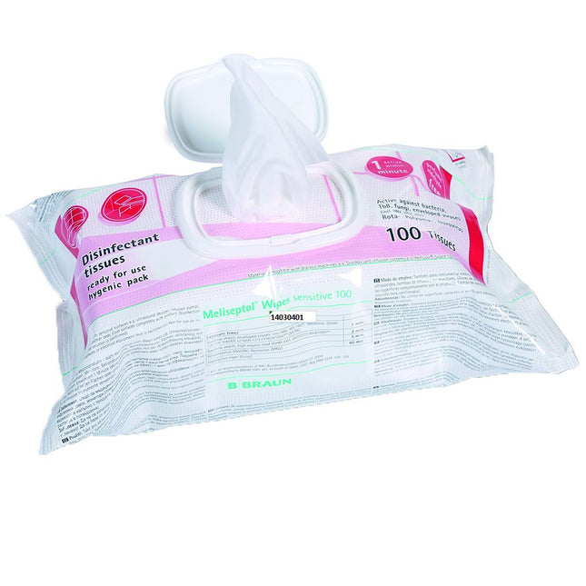 Meliseptol Wipes sensitive, Flowpack, 18x20cm