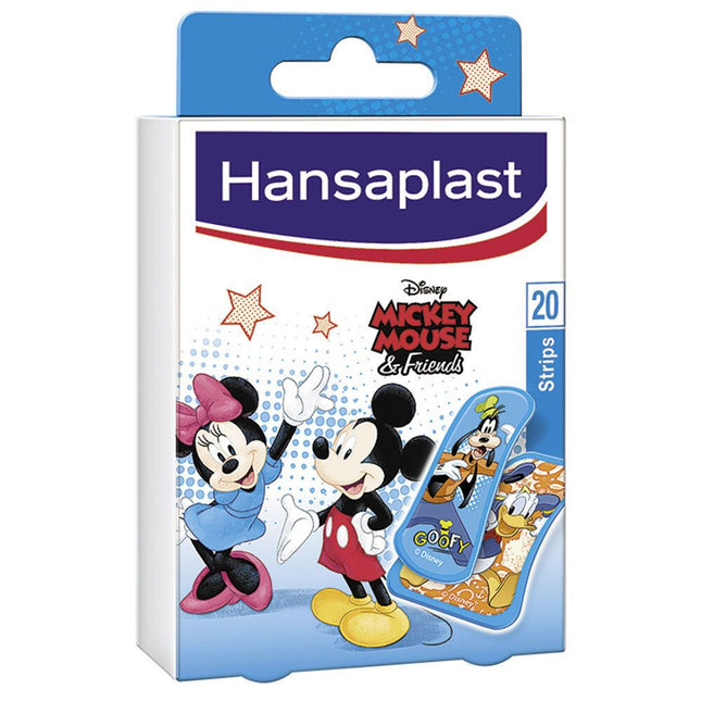 Hansaplast Junior Strips Micky Maus, 20 Strips in 2 Größen