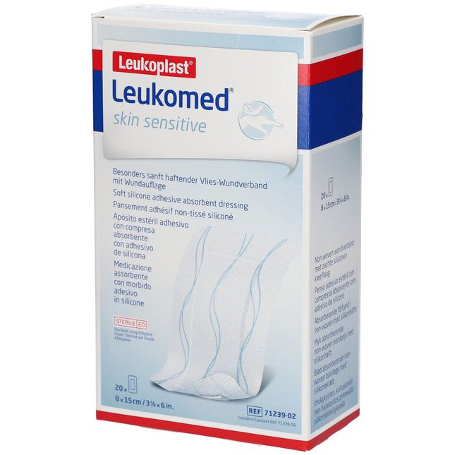 Leukomed skin sensitive 8,0 cm x 15,0 cm