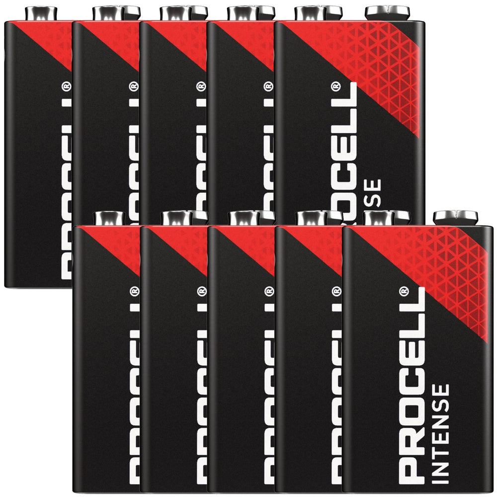 Battery PROCELL® INTENSE 9V by Duracell E-Block 9V MN1604/6LR61 CP10