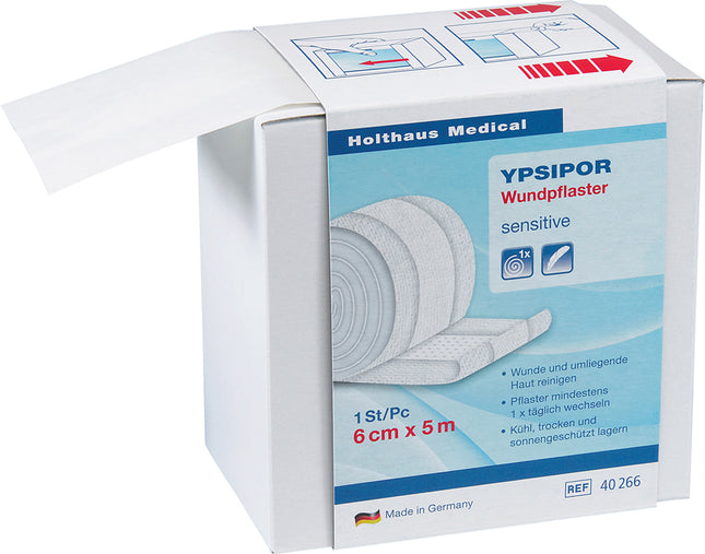 Ypsipor-Vlies-Wundpflaster 6cmx5m