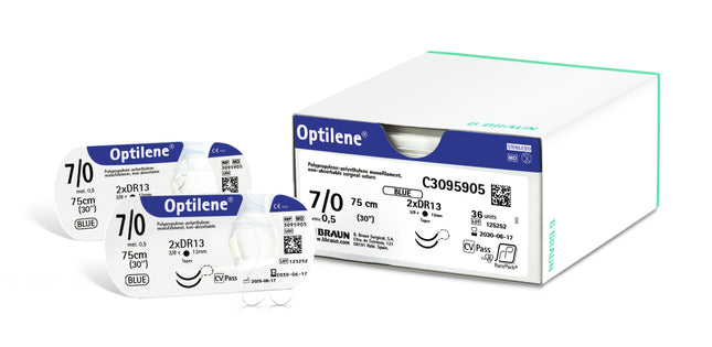 B. Braun Optilene suture material packaging
