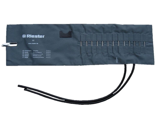 Blood pressure monitor Ri-San, KM 1-tube, with steth., slate grey