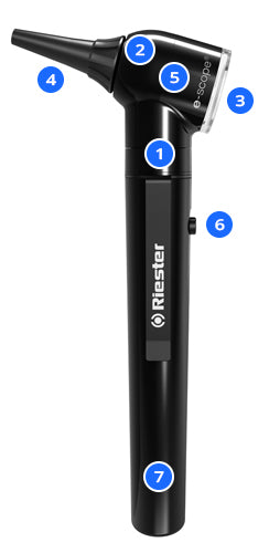 Riester e-scope Direktbeleuchtung schwarz