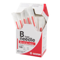 Seirin B-Type, without Guide Tube, red, 0,16x15mm