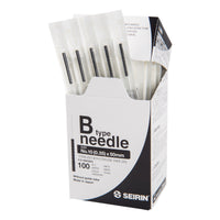 Seirin B-Type, without Guide Tube, black, 0,35x50mm