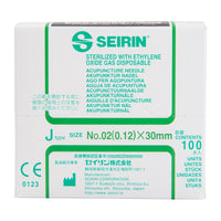 Seirin J-Type, with Guide Tube, green 0.12x30mm
