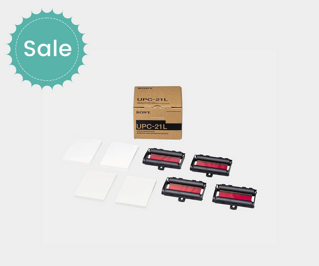 Sony Video Printer Color Print Pack UPC-21-L incl. 4 color rolls; for printers UP-20/21/25MD and UP-D23/25MD