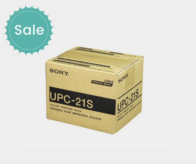 Sony Video Printer Color Printing Pack UPC-21S with 3 Color Rolls; for Printers UP-20/21/25MD and UP-D23/25MD