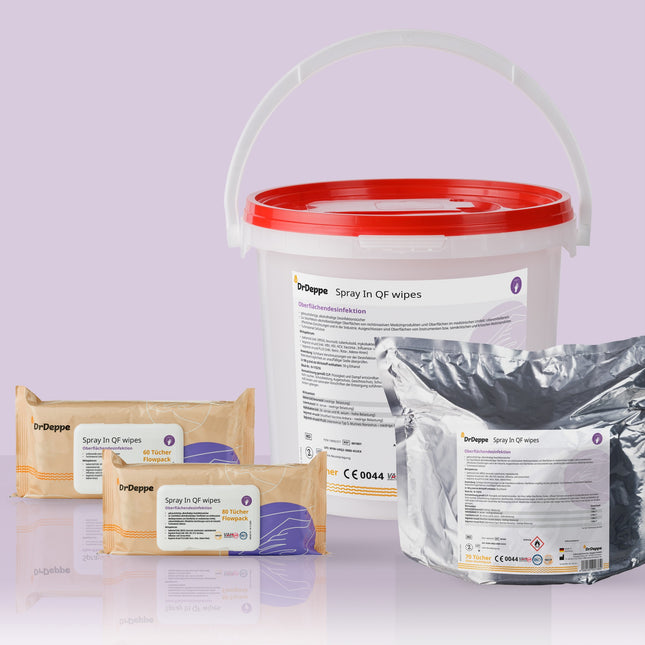 SPRAY IN QF Bio Wipes XXL-Tücher-Eimer