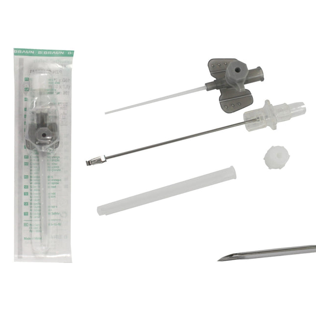 Vasofix Safety 1.70mm x 50mm 16G Grey with Valve