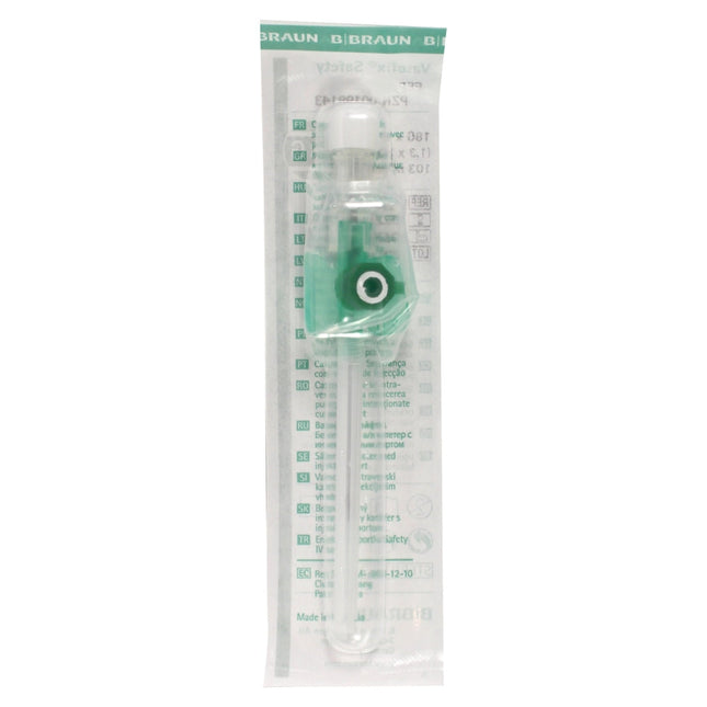 Vasofix Safety 1.30x33mm 18G Green-White IV Catheter