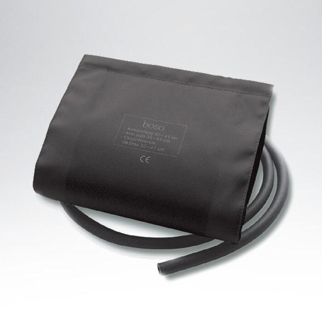 Klettmanschette f. Erw. 14x53cm, Doppelschlauch, schwarz