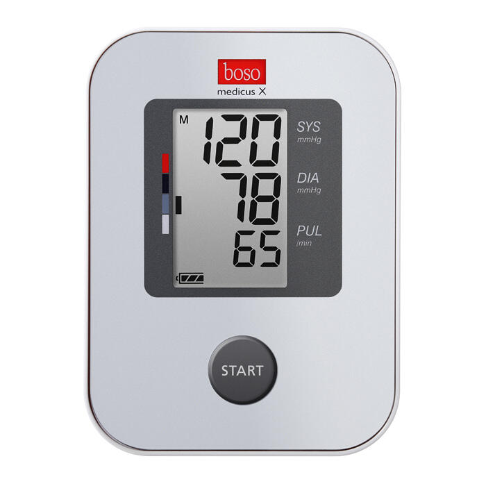 Blood pressure monitor boso-medicus X, with standard hook-and-loop cuff (22 – 32 cm)