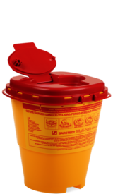 Multi-Safe twin plus 2500, Disposal Container, 2.5 Liter