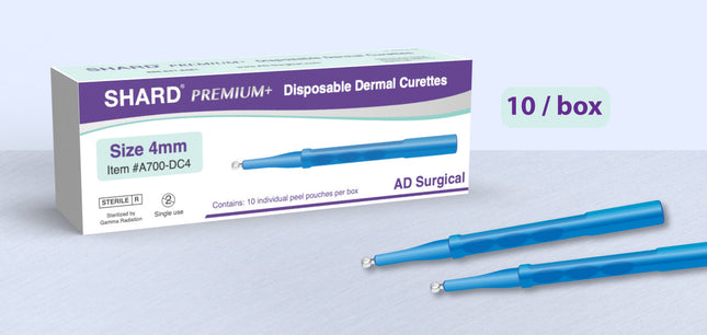 Dermal Curette Disposable Dermal Curettes (Long Pen Type Grip) Ø 2mm