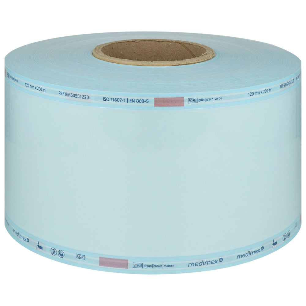 medimex Klarsichtschlauch ohne Seitenfalte 120mm x 200m