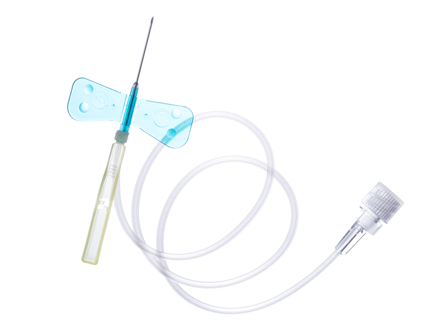 Terumo Surflo Perfusionsbesteck 23G hellblau Ansicht 2