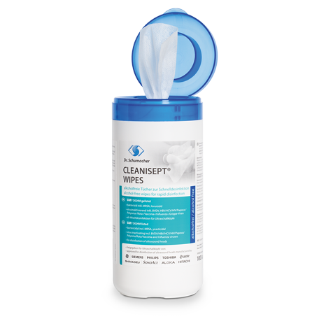 Cleanisept Wipes alcohol-free wipes