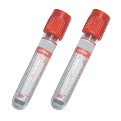 Vacutainer Serum Tube with Clot Activator, Red 100x16 mm, 10ml